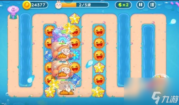 保卫萝卜4海的闺女第110关攻略