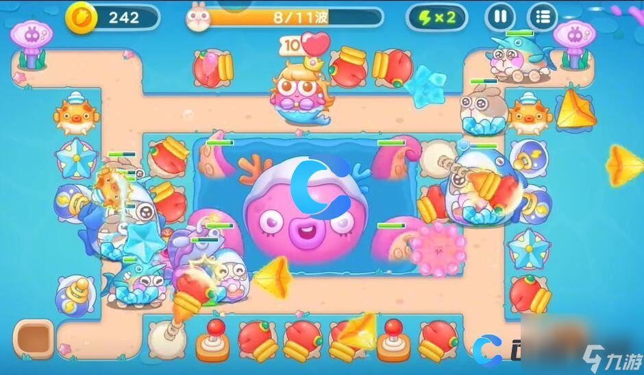 《保卫萝卜4》海的闺女第一百二十关图文攻略