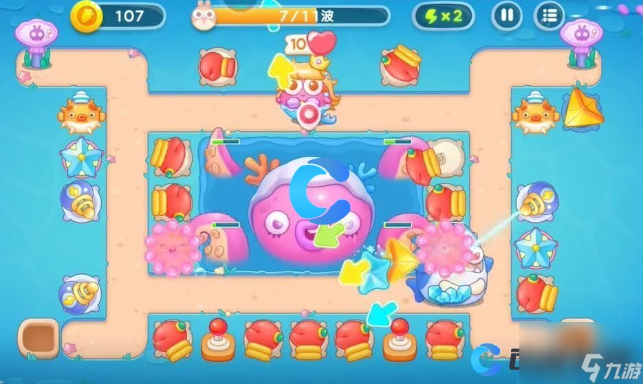 《保卫萝卜4》海的闺女第一百二十关图文攻略