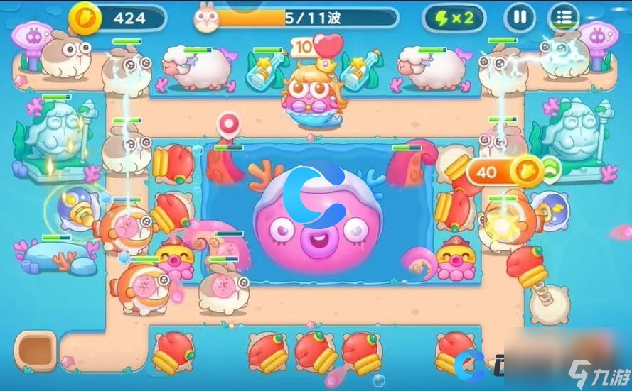 《保卫萝卜4》海的闺女第一百二十关图文攻略