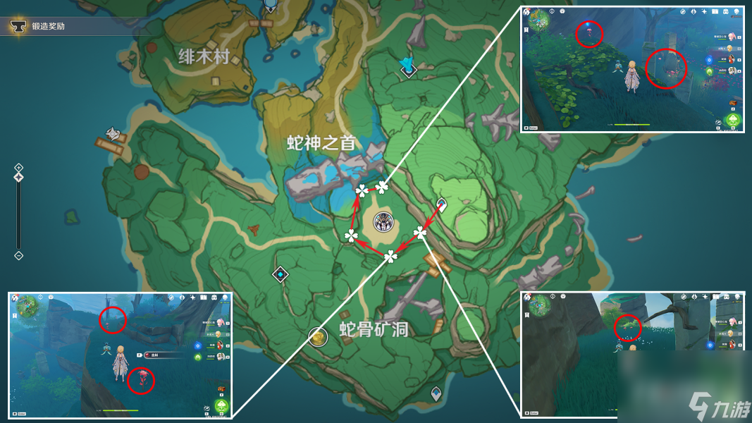 《原神》千织突破素材收集路线分享