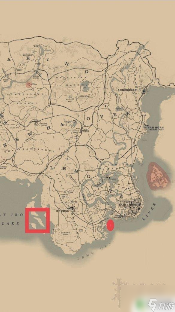 荒野大镖客海盗岛 《荒野大镖客2》海盗套装位置地图分享