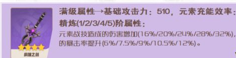 原神七七武器圣遗物搭配 原神七七主c阵容搭配