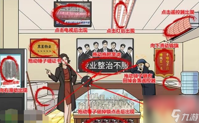 玩梗高手整顿物业通关攻略 具体一览