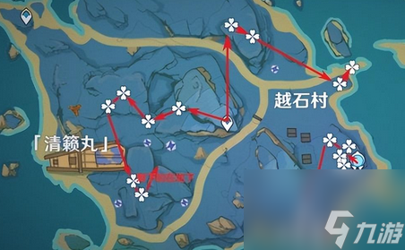 原神鸣草位置新地图 原神鸣草位置及采集路线