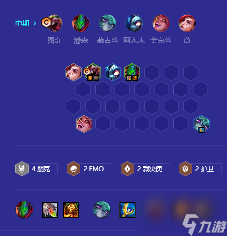 金鏟鏟之戰陣容推薦朋克裁決圖奇