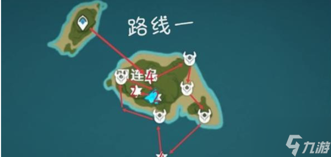 原神有樂御簾切突破材料收集攻略 有樂御簾切突破材料收集路線圖分享