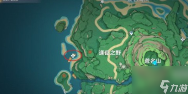 原神藏宝图的碎片在哪个位置