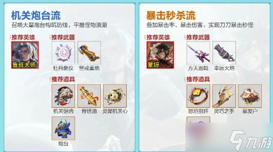 王者荣耀机关百炼流派推荐