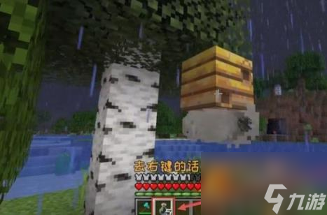 我的世界蜂窝里的蜂蜜收取方法介绍