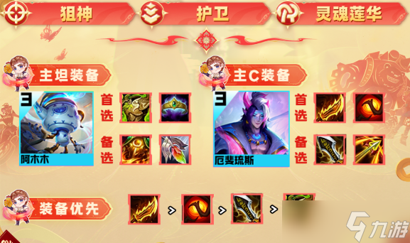 云顶之弈s11莲华护卫狙阵容玩法攻略