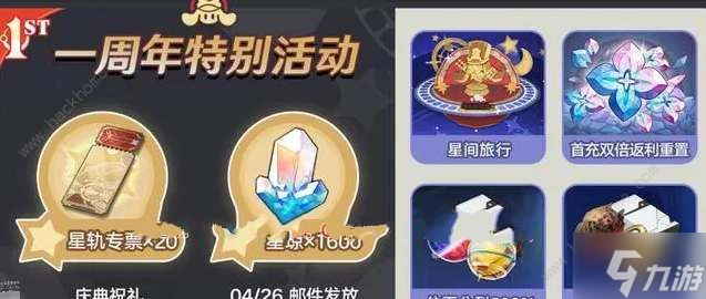 崩坏星穹铁道一周年特别活动奖励是什么 1周年福利奖励一览