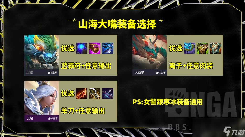 云顶之弈S11山海绘卷大嘴阵容攻略
