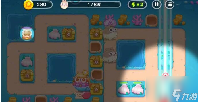 保卫萝卜4海的闺女第58关通关攻略