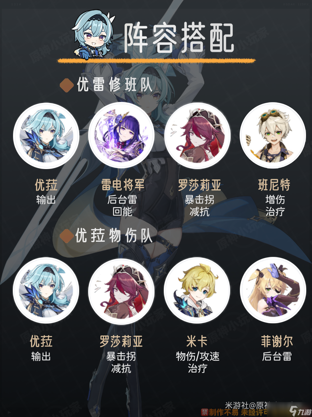 原神4.5优菈角色怎么培养