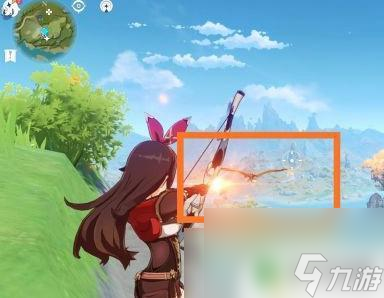 在游戏《原神》中,射落老鹰的方法是玩家需要一路跟随老鹰飞行.