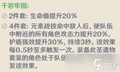 钟离角色攻略心得推荐 钟离圣遗物选择