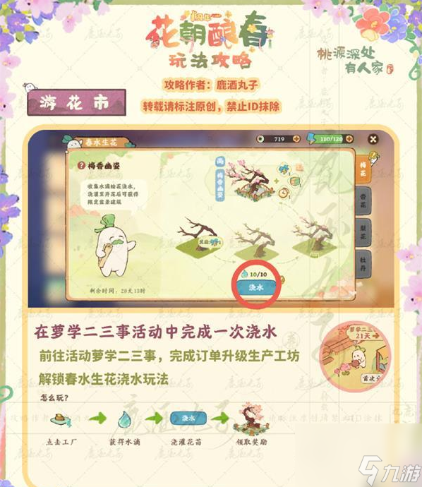 桃源深处有人家花朝节游花市贴纸位置攻略(游花市贴纸收集技巧分享)