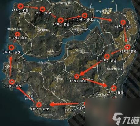 pubg泰戈神秘鑰匙密室位置介紹