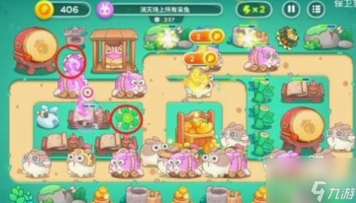 保卫萝卜4喜乐月饼节第2关怎么过 保卫萝卜4喜乐月饼节第2关通关攻略