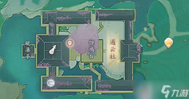 《射雕手游》吟咏台位置全集