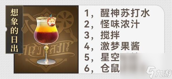 星穹铁道杯中逸事配方有哪些