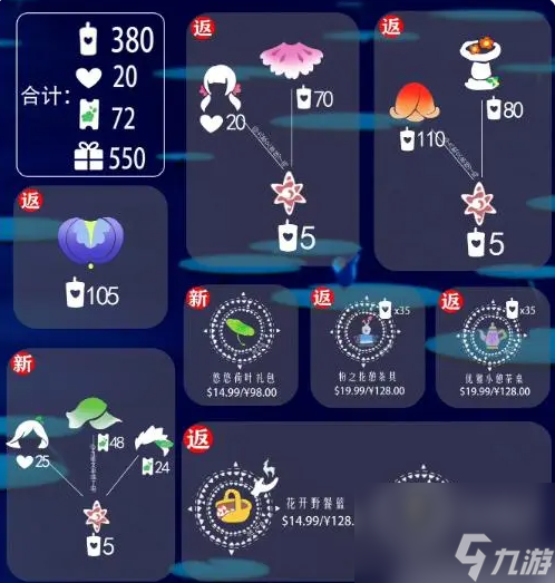 光遇2024花憩节物品展示与兑换攻略