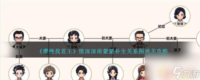 補(bǔ)全關(guān)系圖爆梗找茬王家庭 爆梗找茬王攻略