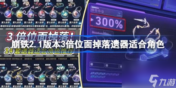 崩坏星穹铁道2.1版本3倍位面掉落遗器适合角色推荐