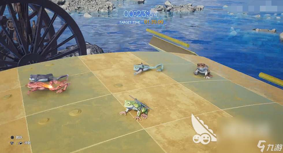 最终幻想7重生青蛙跳跃怎么玩 最终幻想7重生青蛙跳跃小游戏攻略