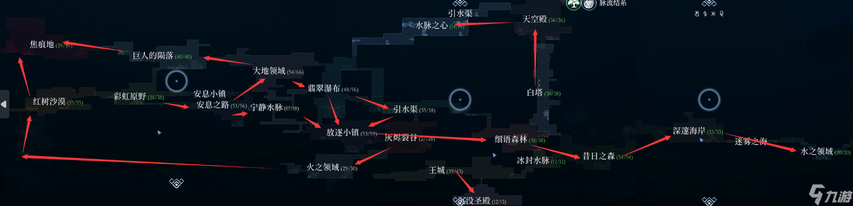 心渊梦境跑图顺序一览