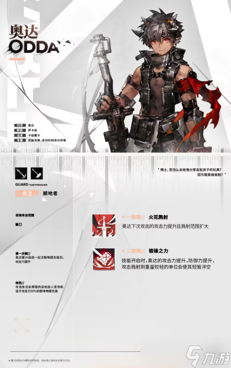 明日方舟奥达干员如何样 明日方舟奥达干员分享