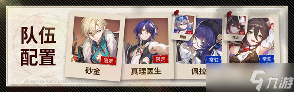 崩坏星穹铁道砂金适配队友一览