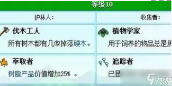 《星露谷物語》護林人收集者選擇哪一個