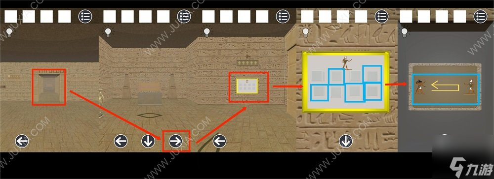 逃脫古埃及金字塔攻略上 密碼解謎圖文流程