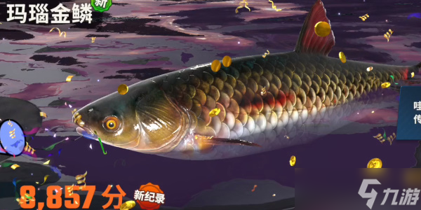 歡樂(lè)釣魚(yú)大師藍(lán)色妖姬與瑪瑙金鱗釣取位置