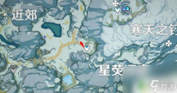 原神雪山水池三个符号图片