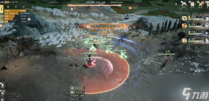 射雕手游悬赏中都渔水行首领打法攻略