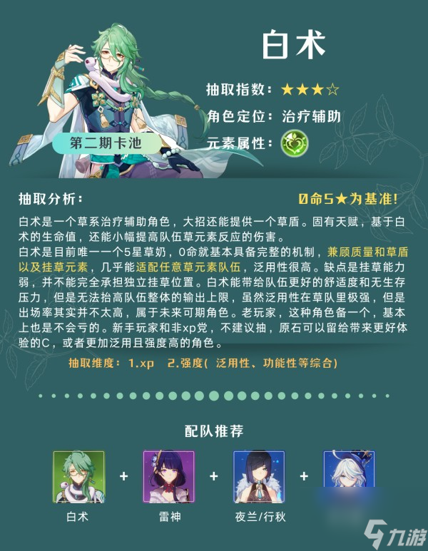 《原神》4.6卡池抽取建议