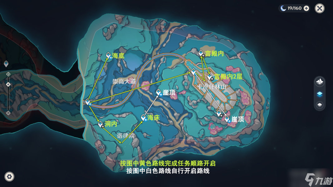 原神舊日之海錨點(diǎn)秘境路線