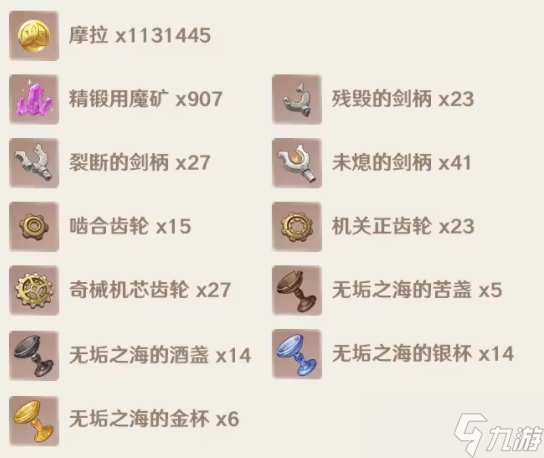 原神赤月之形突破材料一览