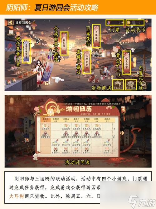 《夏日游园会礼包情报一览》（精彩活动）
