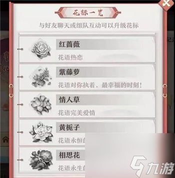 狐妖小红娘手游花标升级攻略 花标等级有什么用