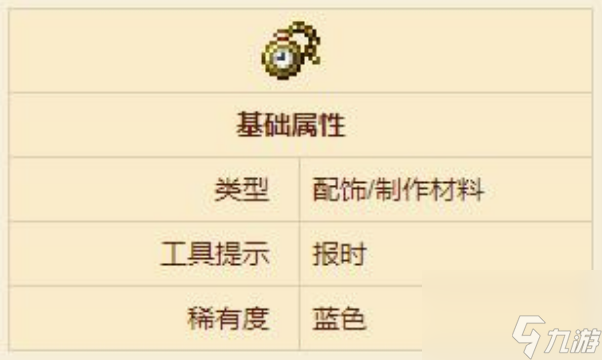 泰拉瑞亚金表怎么制作 泰拉瑞亚金表制作及作用介绍
