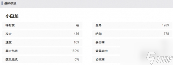 西游筆繪西行小白龍技能強(qiáng)度一覽