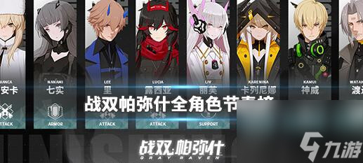 战双帕弥什角色强度分析介绍 战双帕弥什角色全角色节奏玩法