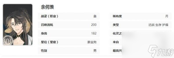 詠月風(fēng)雅余何羨怎么樣 詠月風(fēng)雅余何羨技能屬性圖鑒