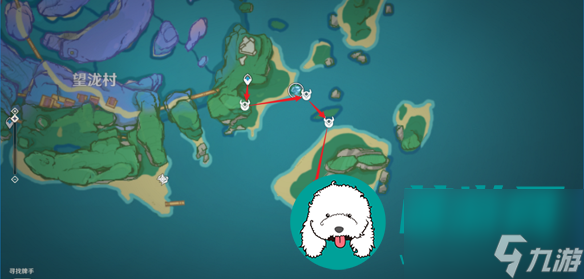 原神飄浮靈分布圖-飄浮靈采集路線