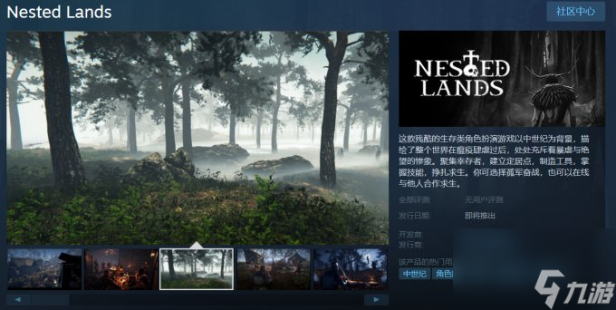 中世纪沙盒生存冒险游戏《筑巢之地》上架Steam 支持中文