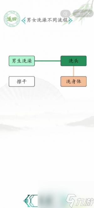 汉字找茬王男女洗澡怎么通关